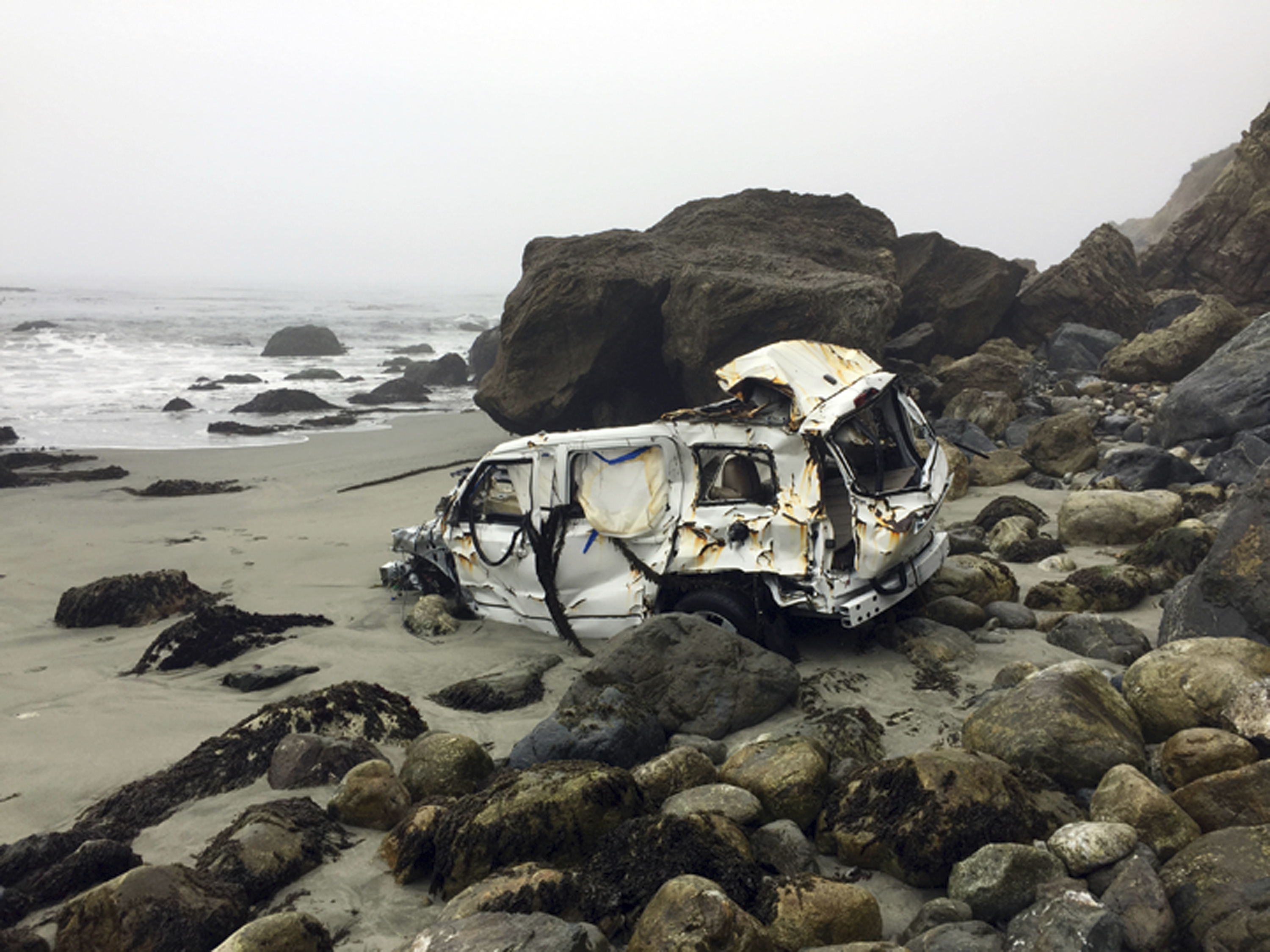 Coastal Crash Driver Found