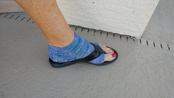 winter flip flop socks