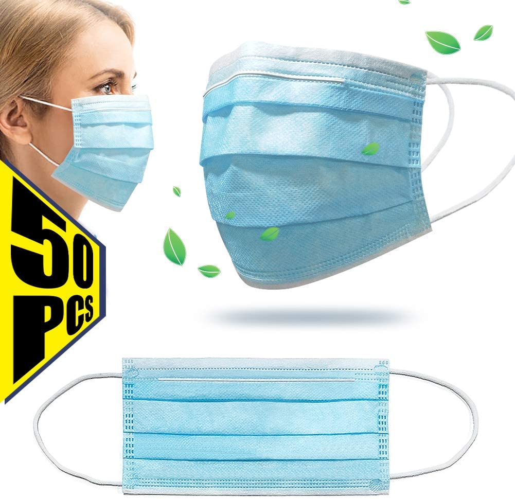 Face Cover Disposable Mouth Cover (50pcs-1)
